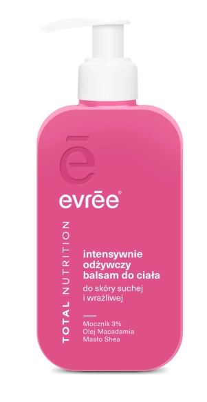 EVREE Total Nutrition Intensywnie odżywczy balsam do ciała do skóry suchej i wrażliwej 300 ml