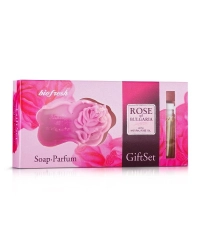 Rose of Bulgaria Zestaw prezentowy mydełko + perfumy