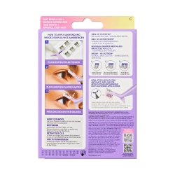 KISS Kępki sztucznych rzęs samoprzylepnych imPRESS Faux Mink Volume - 50 kępek