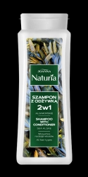 JOANNA Naturia Szampon z odżywką 2w1 do wszystkie rodzajów włosów - Algi morskie 500 ml