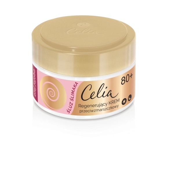 CELIA Śluz Ślimaka Regenerujący krem przeciwzmarszczkowy z olejem jojoba 80+