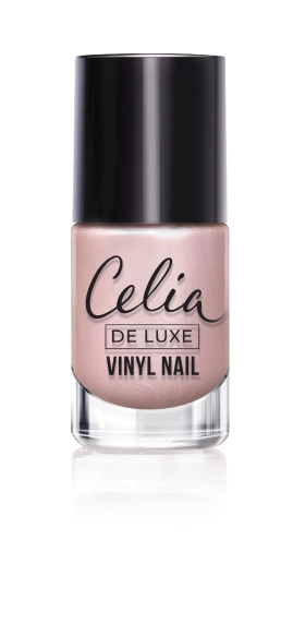 CELIA De Luxe Vinyl Nail Lakier winylowy do paznokci perłowy 704 10 ml