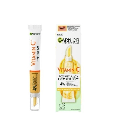 GARNIER Skin Naturals Vitamin C Rozświetlający Krem pod oczy 15 ml