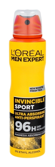 LOREAL Men Expert Dezodorant spray Anti-perspirant Invicible Sport 96H 150ml