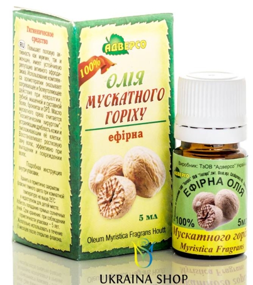 Olejek z Gałki Muszkatołowej, 100% Naturalny, Adverso