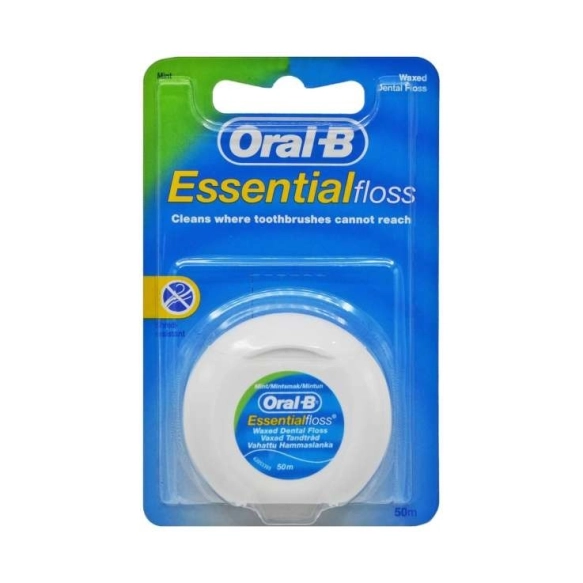 ORAL-B Essential Floss Nić dentystyczna Waxed 50m