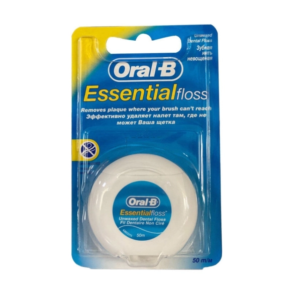 ORAL-B Essential Floss Nić dentystyczna Unwaxed 50m