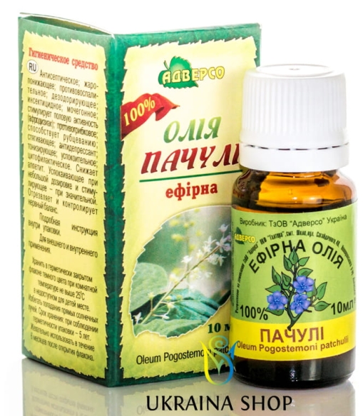 Patchouli Essential Oil, Adverso, 100% Natural