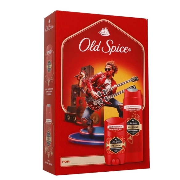 OLD SPICE Zestaw Epic Legend Deo sztyft 50 ml + Żel pod prysznic 250 ml