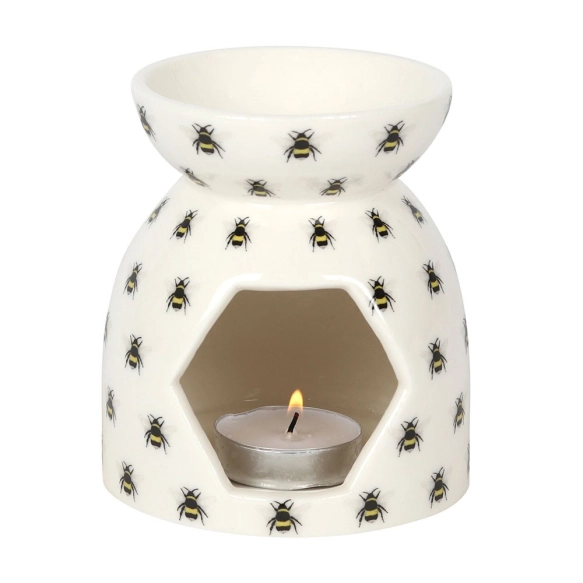 Bee Print Ceramic Oil Burner