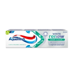 GSK AQUAFRESH Pasta WHITE RENEW Deep C. 21.03.27&
