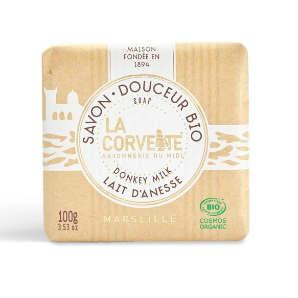 Mydło BIO Organiczne Ośle Mleko, Ecocert, La Corvette, 100g