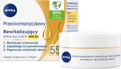 NIVEA Rewitalizujący krem przeciwzmarszczkowy 55+ na dzień 50 ml