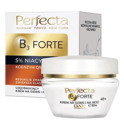 PERFECTA B3 Forte 40+ Krem ujędrniający na dzień i na noc z 5% niacynamidem 50 ml