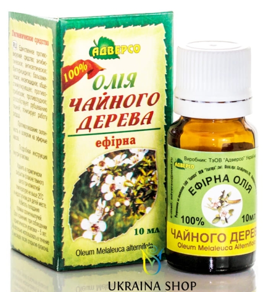 Olejek z Drzewa Herbacianego, 100% Naturalny, Adverso 5 ml