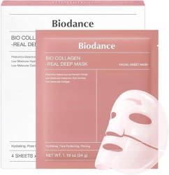 BIODANCE Maska do twarzy Bio Collagen Real 4szt.