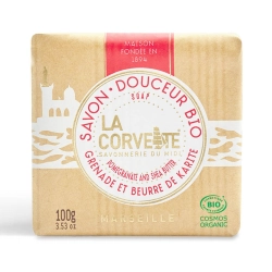 Owoc Granatu & Masło Shea Mydło BIO Organiczne, La Corvette, 100g