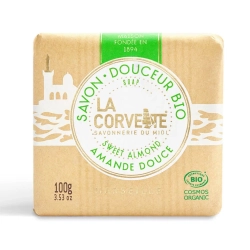 Mydło BIO Organiczne Słodki Migdał, Ecocert, La Corvette, 100g