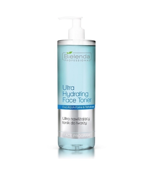 BIELENDA PROFESSIONAL Duo Aqua Porine Ultranawilżający tonik do twarzy 500 ml