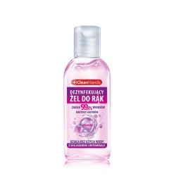 CLEAN HANDS Żel dezynfekujący do rąk - z Kolagenem i Witaminą E 50 ml