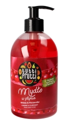 TUTTI FRUTTI Wiśnia & Porzeczka Mydło w płynie z olejkami owocowymi i witaminą A 500 ml