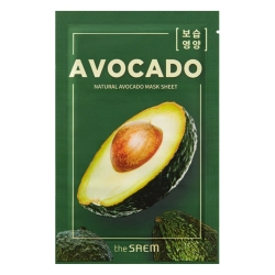 THE SAEM Natural Avocado Maska w płachcie - Awokado