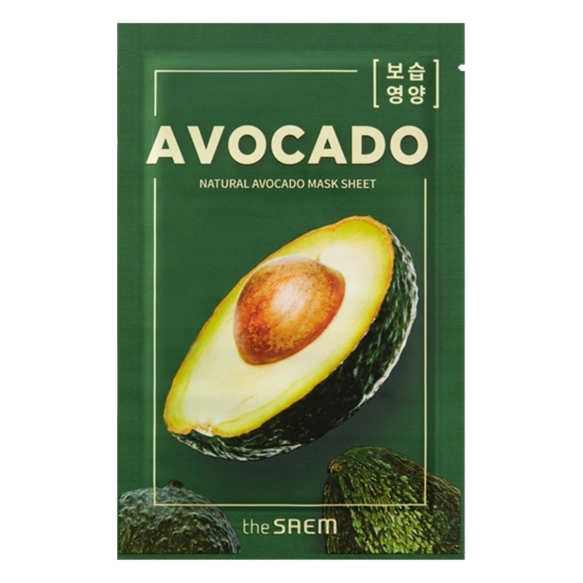 THE SAEM Natural Avocado Maska w płachcie - Awokado