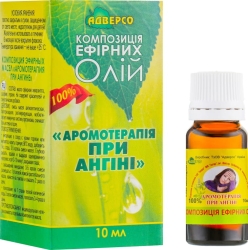 Ароматерапия при Ангине Композиция Эфирных Масел, Адверсо