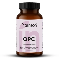 OPC Ekstrakt z Pestek Winogron, Intenson, 60 tabletek