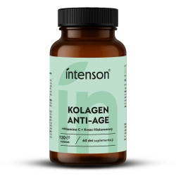 Anti-age Kolagen + Hialuron + Witamina C, Intenson, 120 tabletek