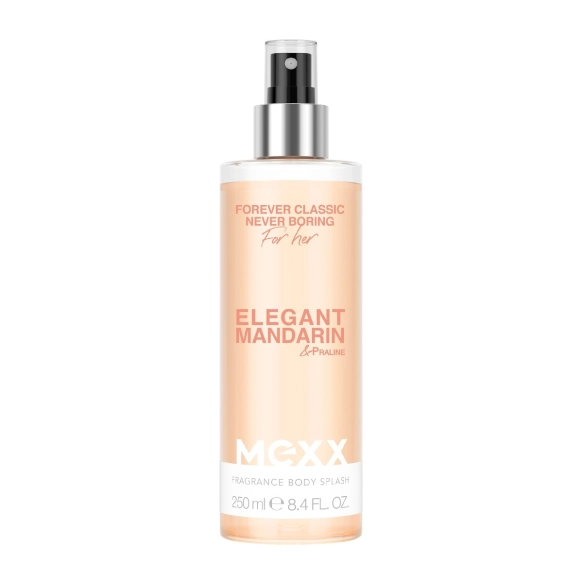 MEXX Perfumowany Spray do ciała Forever Classic Never Boring for Her - Elegant Mandarin & Praline 250 ml