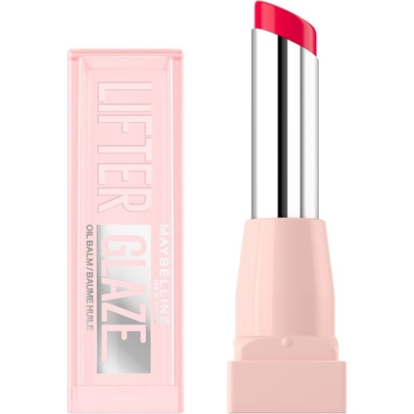 MAYBELLINE Lifter Glaze Pomadka - balsam olejkowy do ust nawilżający, 004 Cherry Swirl 2,8 g