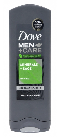 DOVE Men+Care Nawilżający żel pod prysznic dla mężczyzn Elements Minerals + Sage 250 ml