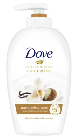 DOVE Pampering Care Nawilżające mydło w płynie Shea Butter & Vanilla 250 ml
