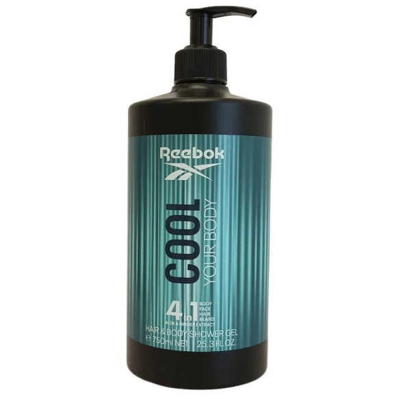 REEBOK Men Żel pod prysznic 4w1 Cool Your Body 750 ml