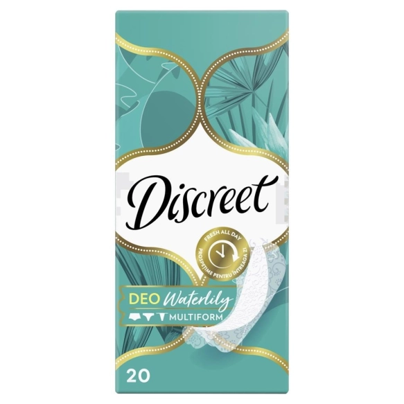 DISCREET Waterlily Multiform Wkładki higieniczne oddychające 1 op. - 20 szt.