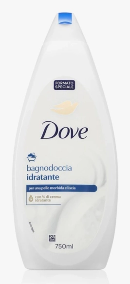 DOVE Idratante Nawilżający płyn do kąpieli 750 ml