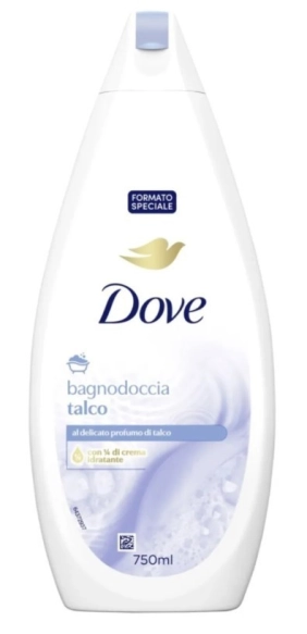 DOVE Talco Nawilżający płyn do kąpieli 750 ml