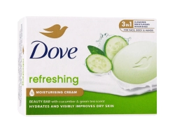 DOVE Beauty Cream Kremowe mydło nawilżające w kostce Cucumber & Green Tea, 90 g