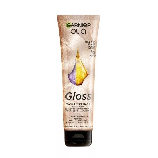 GARNIER Olia Gloss Maska koloryzująca - toner do włosów Chłodny blond 150 ml
