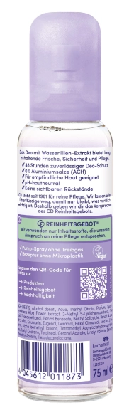 CD DEO ATOMIZ SZKŁO 75ml Waserlilie