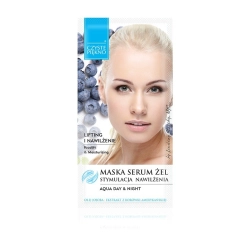 CZYSTE PIĘKNO MASKA-SERUM-ŻEL d/tw 8g Borówka