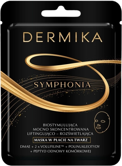 DERM SYMPHONIA Maska liftin/rozśw. w płacie 1szt.