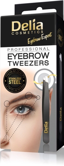 DELIA COSMETICS Eyebrow Expert Pęseta do brwi