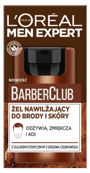 LOREAL Men Expert Barber Club Żel nawilżający do brody i skóry 50 ml