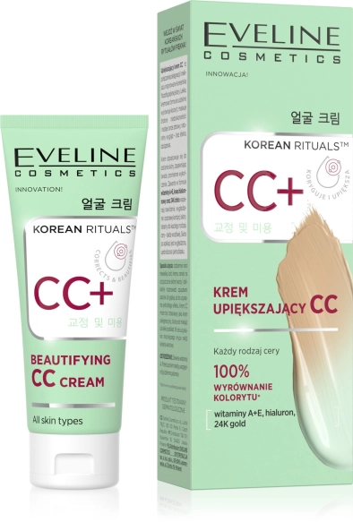 EVELINE Korean Rituals CC+ Krem upiększający do twarzy 30 ml