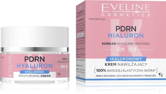 EVELINE PDRN Hialuron Krem nawilżający do twarzy 50 ml