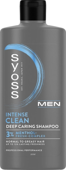 SYOSS Men Clean Szampon odświeżający - włosy normalne i przetłuszczające 440 ml