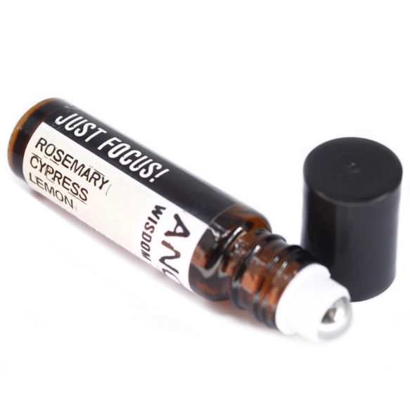 Skup się! Mieszanka Olejków Eterycznych z Rollerem (Rozmaryn, Cytryna, Cyprys), 10 ml