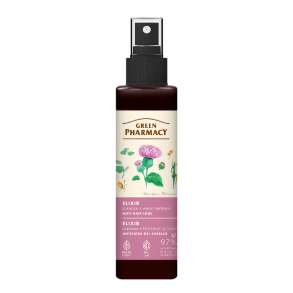 Serum Ziołowe Eliksir do Włosów Wzmacniający, Przeciw Wypadaniu, Green Pharmacy, 150ml